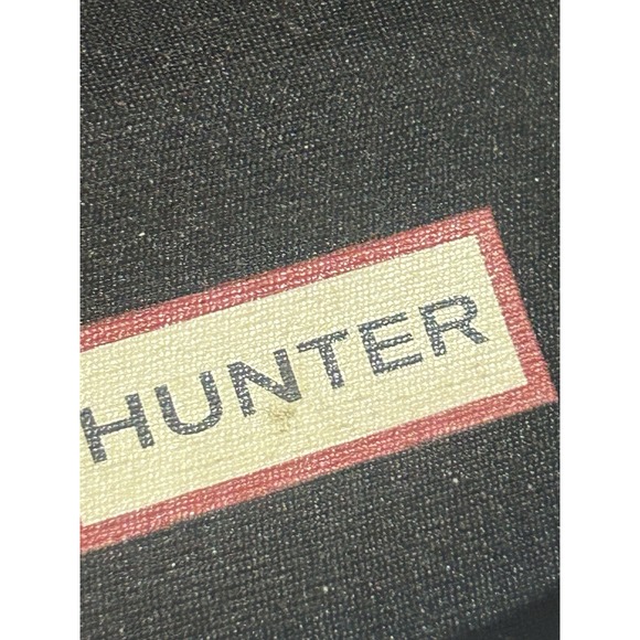 HUNTER Play Speckled Sole Clog Women's Sz 10 Black Steel Preppy Waterproof - Picture 7 of 10